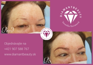 Permanent make up obočia - DiamantBeauty